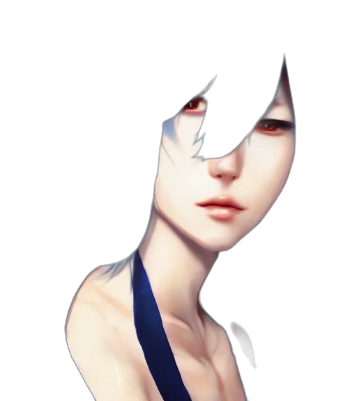 face, mask, creature, weapon transparent PNG cut-out