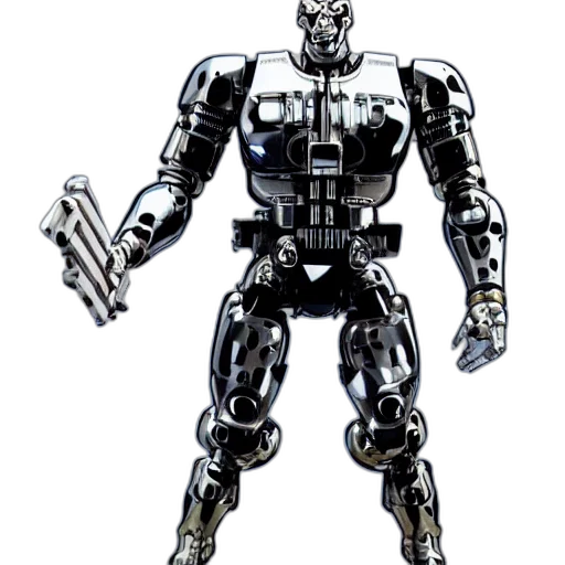 robot, weapon, concept art, 3d render transparent PNG cut-out