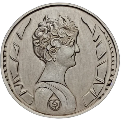 crown, jewelry, coin, carving transparent PNG cut-out