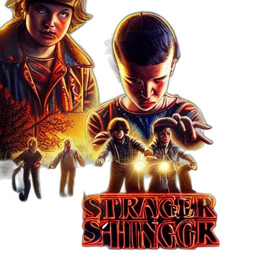 concept art, comic book art, pixel art, outer space, stranger, things, eddie, munson transparent PNG cut-out