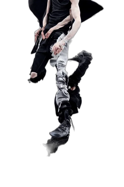 staff, weapon, sword, shoes, concept art, cyberpunk, 3d render, tom transparent PNG cut-out