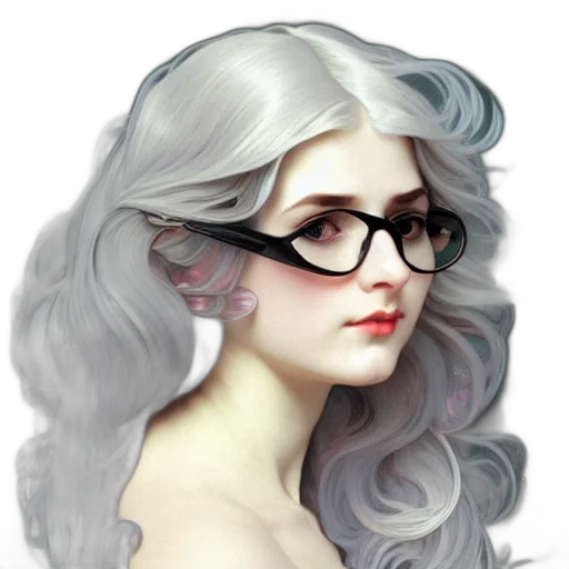 face, hair, crown, fantasy art transparent PNG cut-out
