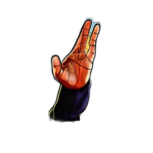 jacket, staff, pixel art, 3d render transparent PNG cut-out