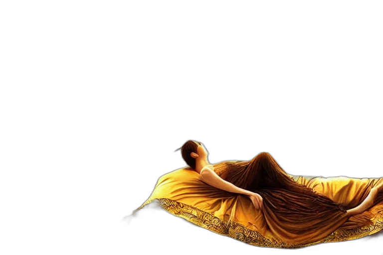 dress, crown, furniture, hair, photorealistic, concept art, fantasy art, oil painting transparent PNG cut-out