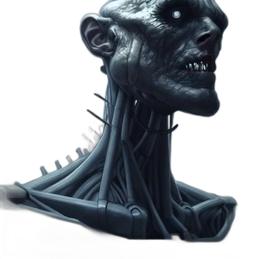 mask, face, creature, robot, concept art, 3d render, fantasy art, photorealistic transparent PNG cut-out