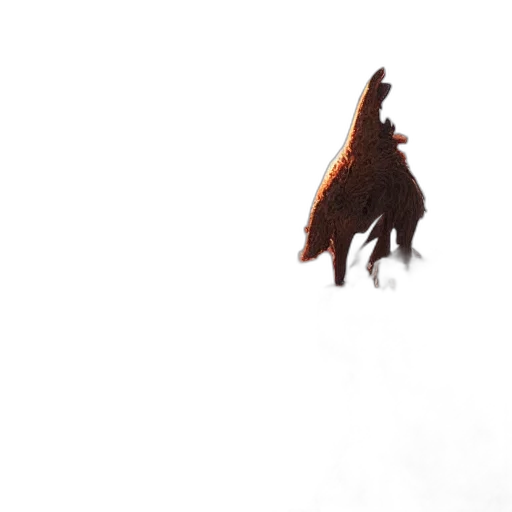 dragon, creature, animal, hair, concept art, 3d render, pixel art, fantasy art transparent PNG cut-out