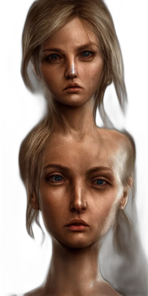 face, mask, hair, creature transparent PNG cut-out