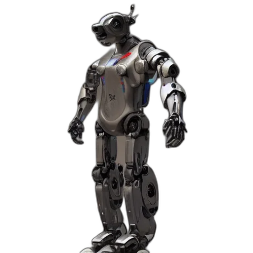 robot, creature, animal, 3d render transparent PNG cut-out