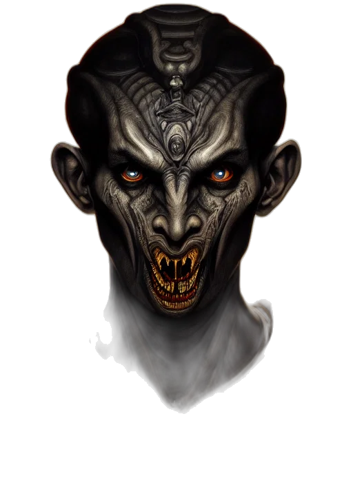 face, mask, creature, dragon transparent PNG cut-out