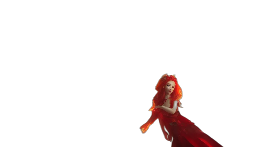 dress, crown, concept art, 3d render transparent PNG cut-out