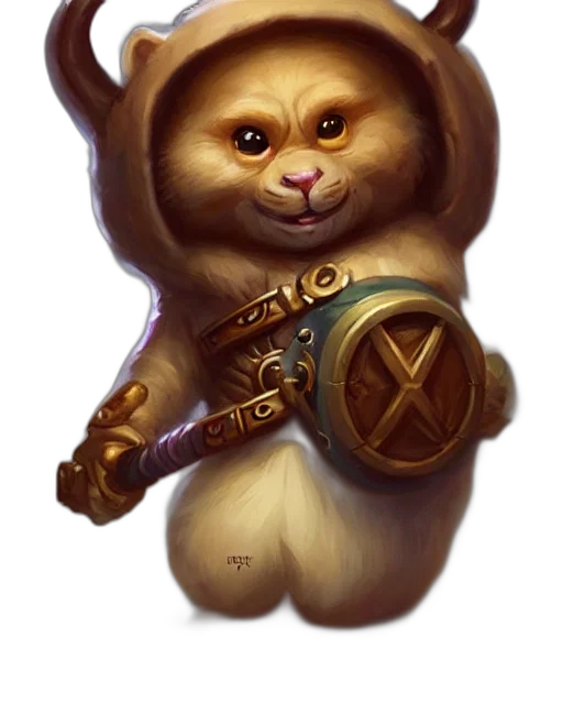 staff, weapon, fantasy art, concept art, cute, little, anthropomorphic, ted transparent PNG cut-out