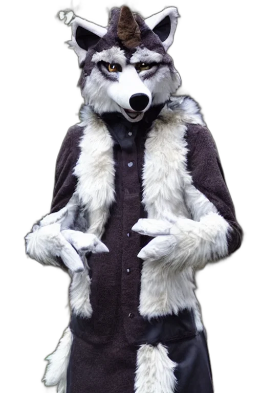 jacket, animal, creature, staff transparent PNG cut-out