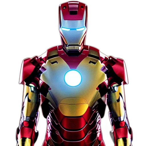 robot, 3d render, comic book art, concept art, pixel art, iron, man, pan transparent PNG cut-out