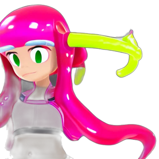 hair, weapon, staff, 3d render transparent PNG cut-out