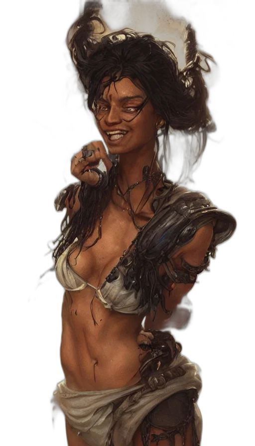 concept art, fantasy art, comic book art, photorealistic transparent PNG cut-out