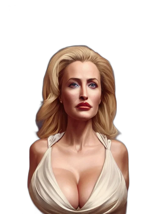 face, dress, jewelry, photorealistic transparent PNG cut-out