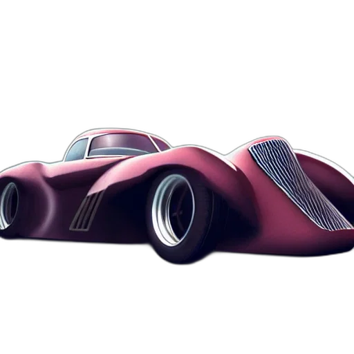 car, 3d render, concept art, photorealistic transparent PNG cut-out