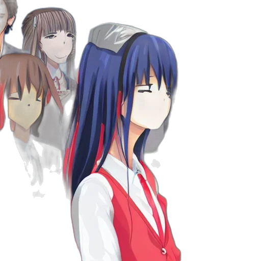 staff, anime, concept art, photorealistic transparent PNG cut-out