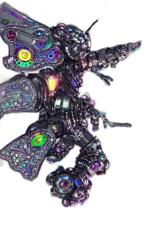 robot, weapon, jewelry, dragon transparent PNG cut-out