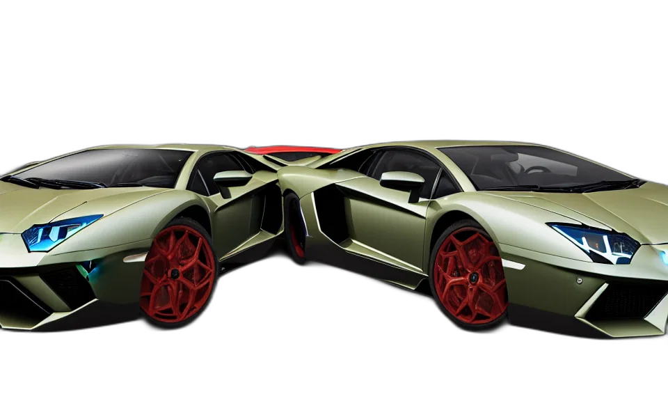 car, 3d render, concept art, photorealistic transparent PNG cut-out