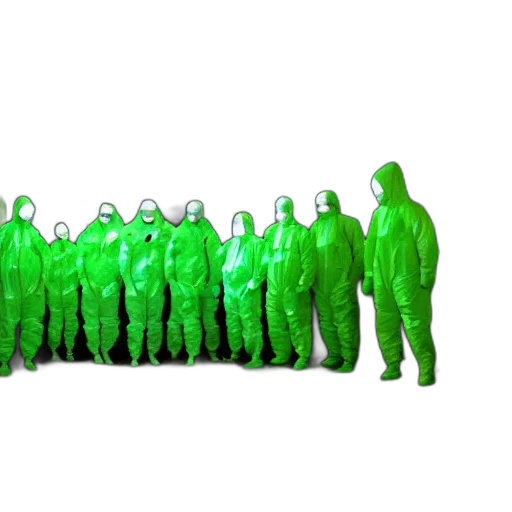 jacket, staff, 3d render, concept art, outer space, underwater, green, wide transparent PNG cut-out