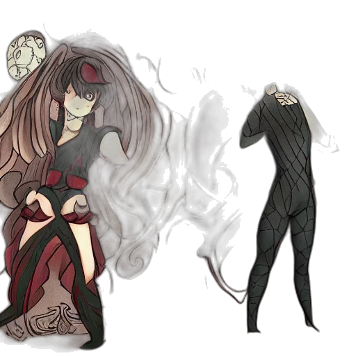 mask, concept art, fantasy art, anime, comic book art, fire, dark, red transparent PNG cut-out