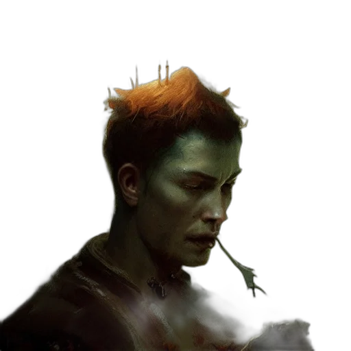 dragon, face, creature, concept art, fantasy art, cyberpunk, comic book art, outer space transparent PNG cut-out