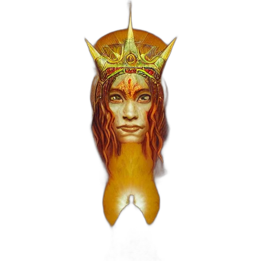 crown, staff, jewelry, mask transparent PNG cut-out