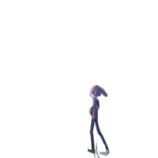 staff, robot, hair, creature transparent PNG cut-out