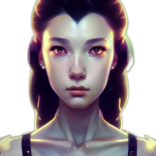 face, robot, mask, fantasy art transparent PNG cut-out