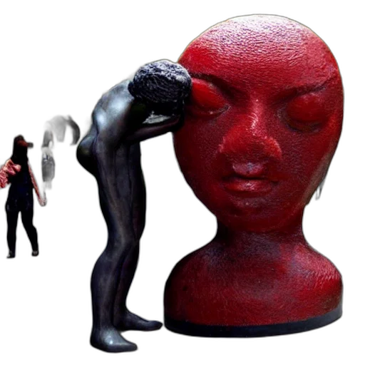 mask, face, creature, weapon transparent PNG cut-out