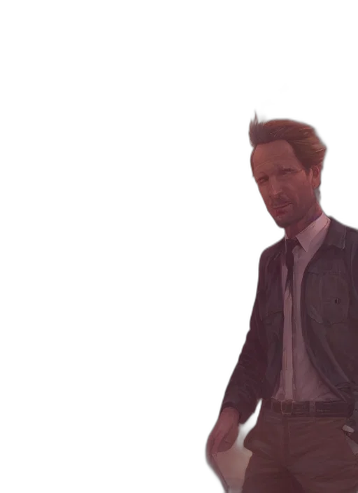 jacket, robot, face, hair transparent PNG cut-out