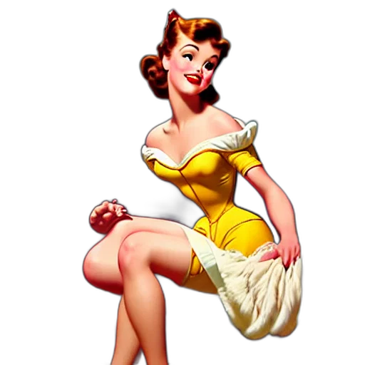 dress, comic book art, cartoon, disney transparent PNG cut-out