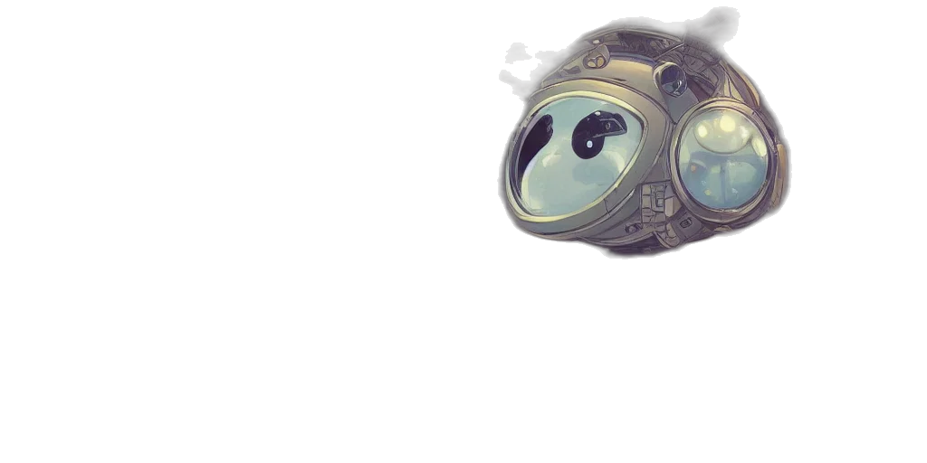 mask, robot, face, creature transparent PNG cut-out