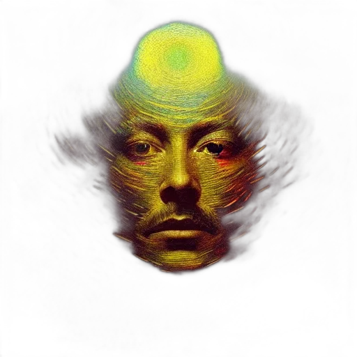 face, mask, hair, robot transparent PNG cut-out