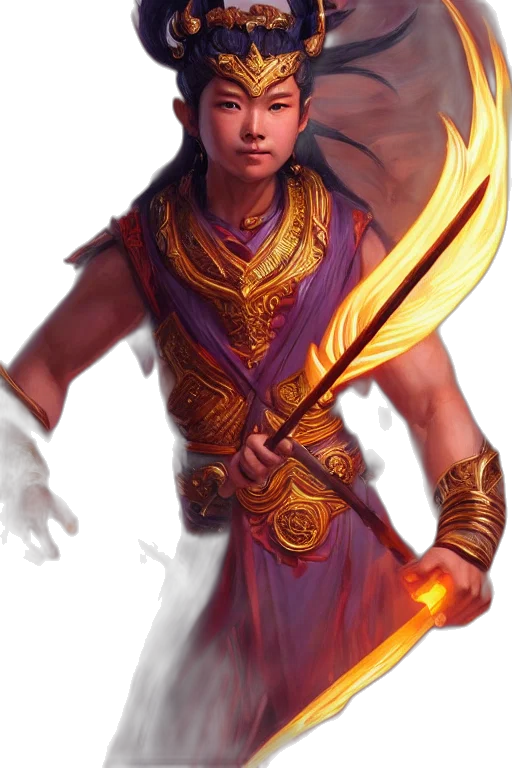 sword, staff, dragon, fantasy art, concept art, photorealistic, comic book art, golden transparent PNG cut-out
