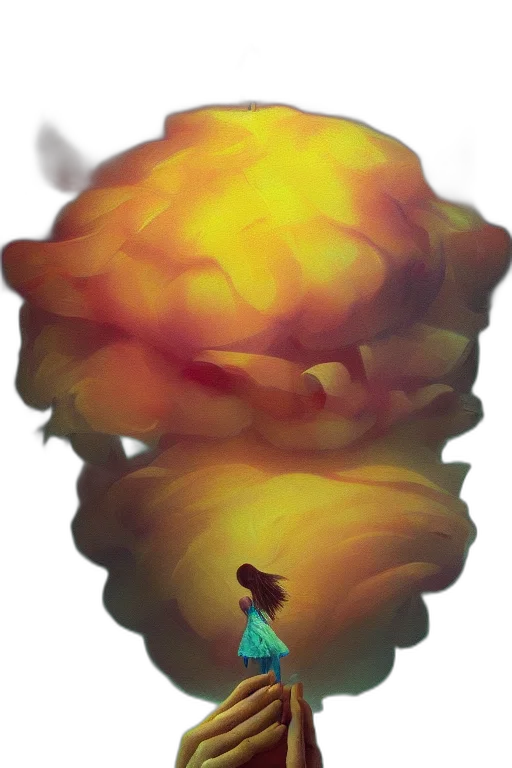 flower, crown, hair, creature, concept art, 3d render, fantasy art, pixel art transparent PNG cut-out