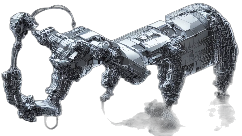 car, robot, dragon, concept art transparent PNG cut-out