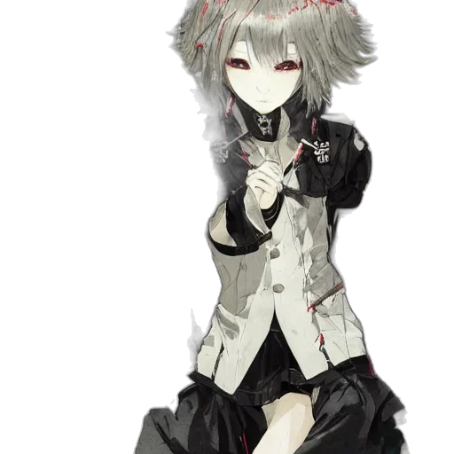 staff, jacket, weapon, robot transparent PNG cut-out