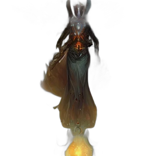 staff, creature, dress, dragon, concept art, fantasy art, comic book art, pixel art transparent PNG cut-out
