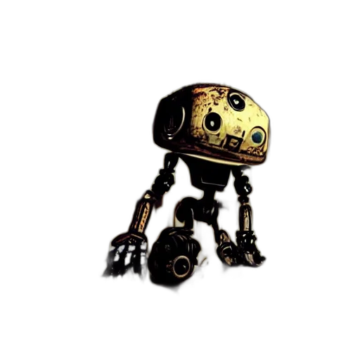 robot, weapon, creature, staff transparent PNG cut-out