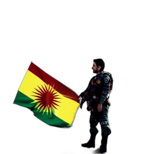 weapon, pixel art, kurdish, astronaut transparent PNG cut-out