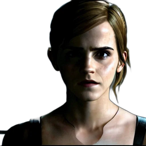 face, concept art, photorealistic, 3d render transparent PNG cut-out