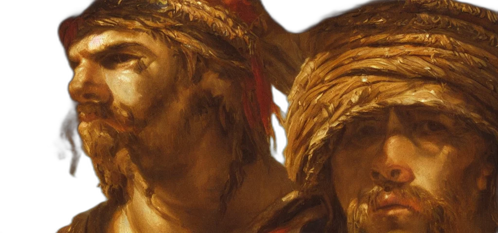 photorealistic, adriatic, solemn, headhunter, coherent, detailed, intricate, neoclassic transparent PNG cut-out