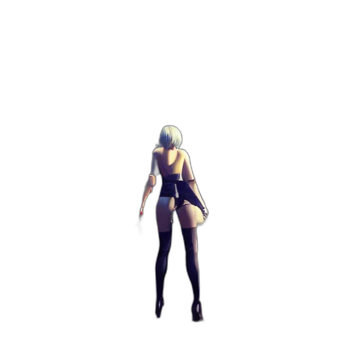 robot, staff, hat, dress, pixel art, concept art, 3d render, cyberpunk transparent PNG cut-out