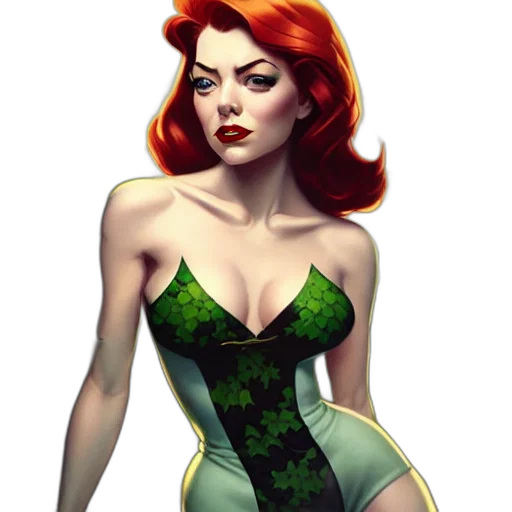 dress, comic book art, fantasy art, concept art transparent PNG cut-out