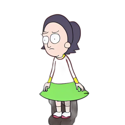 dress, staff, creature, crown transparent PNG cut-out