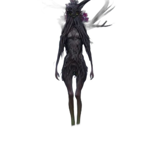 creature, staff, mask, animal transparent PNG cut-out