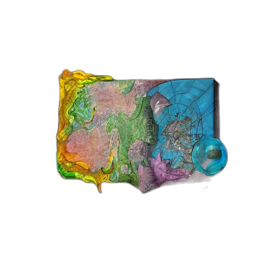 3d render, hyper, real, table, map, wizards, laboratory, lisa transparent PNG cut-out