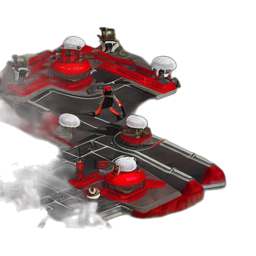 concept art, 3d render, game, image, trump, command, conquer, red transparent PNG cut-out